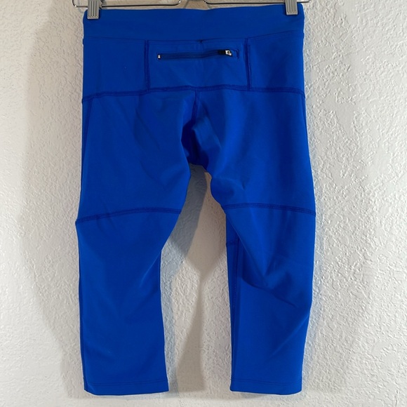 NIKE DRI-FIT Running Capri Royal Blue Size XS NEW - Picture 5 of 11